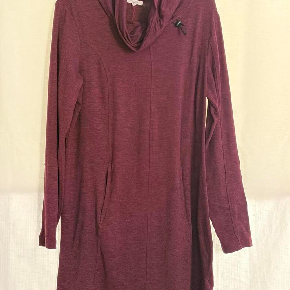 Maurices Women's Burgundy and Red Dress